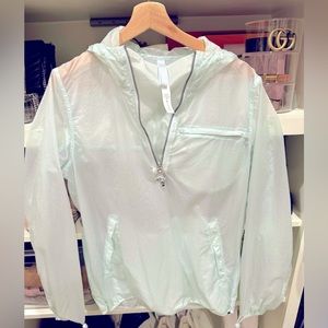 Lululemon Rain Jacket Mint- Size small